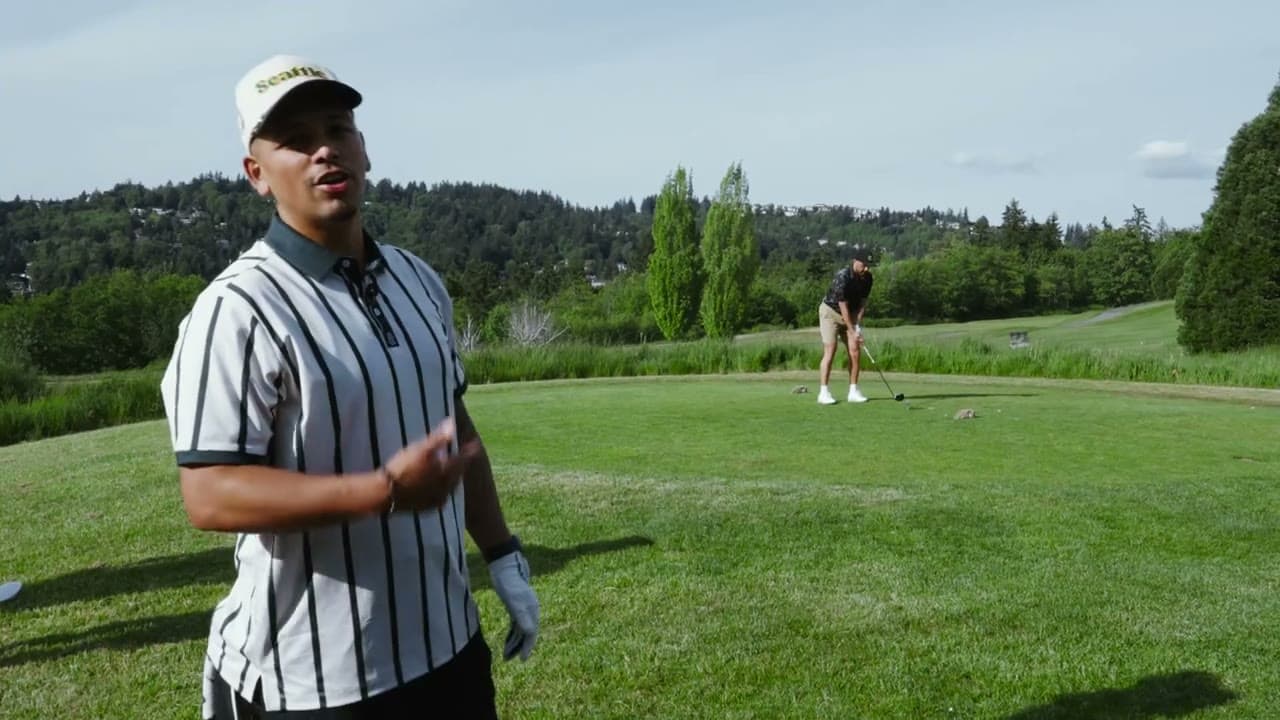 Isaac Ortiz on the course in the Pacific Northwest
